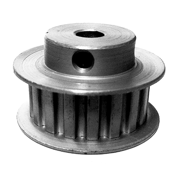 B&B Manufacturing 28XL037-6FA7, Timing Pulley, Aluminum, Clear Anodized, 28XL037-6FA7 - main